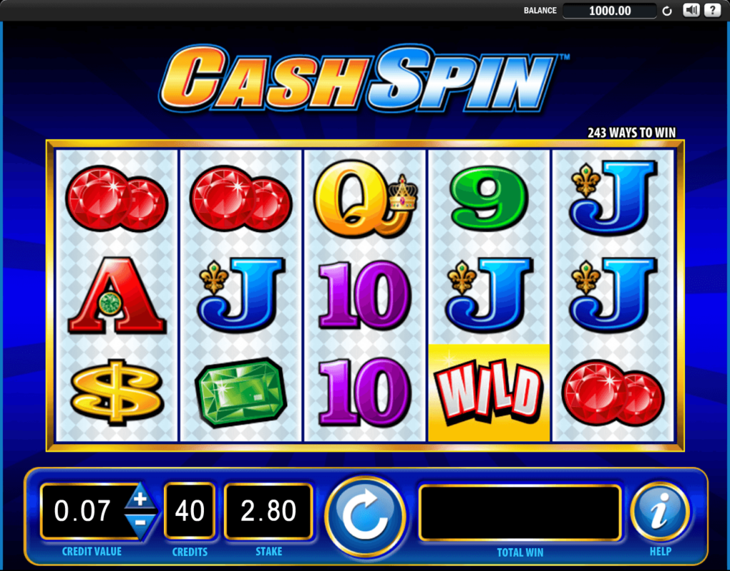 play cash spin slot