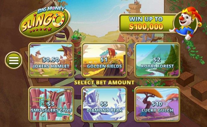 Play Big Money Slingo at Secret Slots